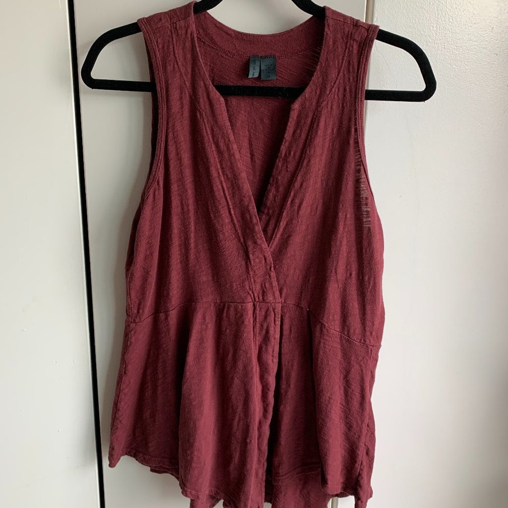 Maroon Formal Tank top
